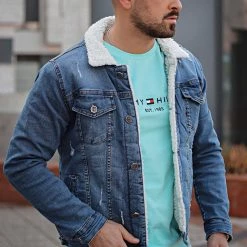 Veste Jean A Col Mouton Bleu Denim de Black Needle 16 Veste Jean A Col Mouton Bleu Denim de Black Needle -Black Needle Soldes black needle 196383 BN 5001 2 TPDT 20220215T110554 05