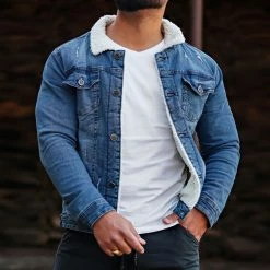 Veste Jean A Col Mouton Bleu Denim de Black Needle 14 Veste Jean A Col Mouton Bleu Denim de Black Needle -Black Needle Soldes black needle 196383 BN 5001 2 TPDT 20220224T083940 05