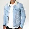 Veste Jean A Col Mouton 5000 Bleu Wash de Black Needle -Black Needle Soldes black needle 196385 BN 5000 BLEUCLAIRE 20190913T152927 01
