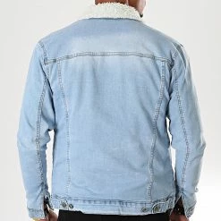 Veste Jean A Col Mouton 5000 Bleu Wash de Black Needle -Black Needle Soldes black needle 196385 BN 5000 BLEUCLAIRE 20190913T152932 05
