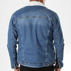 Veste Jean A Col Mouton 5001 Bleu Denim de Black Needle -Black Needle Soldes black needle 196415 5001 1 20190912T164055 05