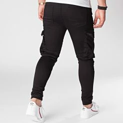 Pantalon Cargo 3015 Noir de Black Needle -Black Needle Soldes black needle 217742 3015 1 SIYAH 20200511T175315 04