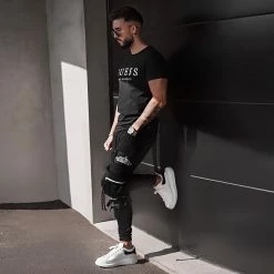 Pantalon Cargo 3015 Noir de Black Needle -Black Needle Soldes black needle 217742 3015 1 SIYAH TPDT 20210428T094510 08