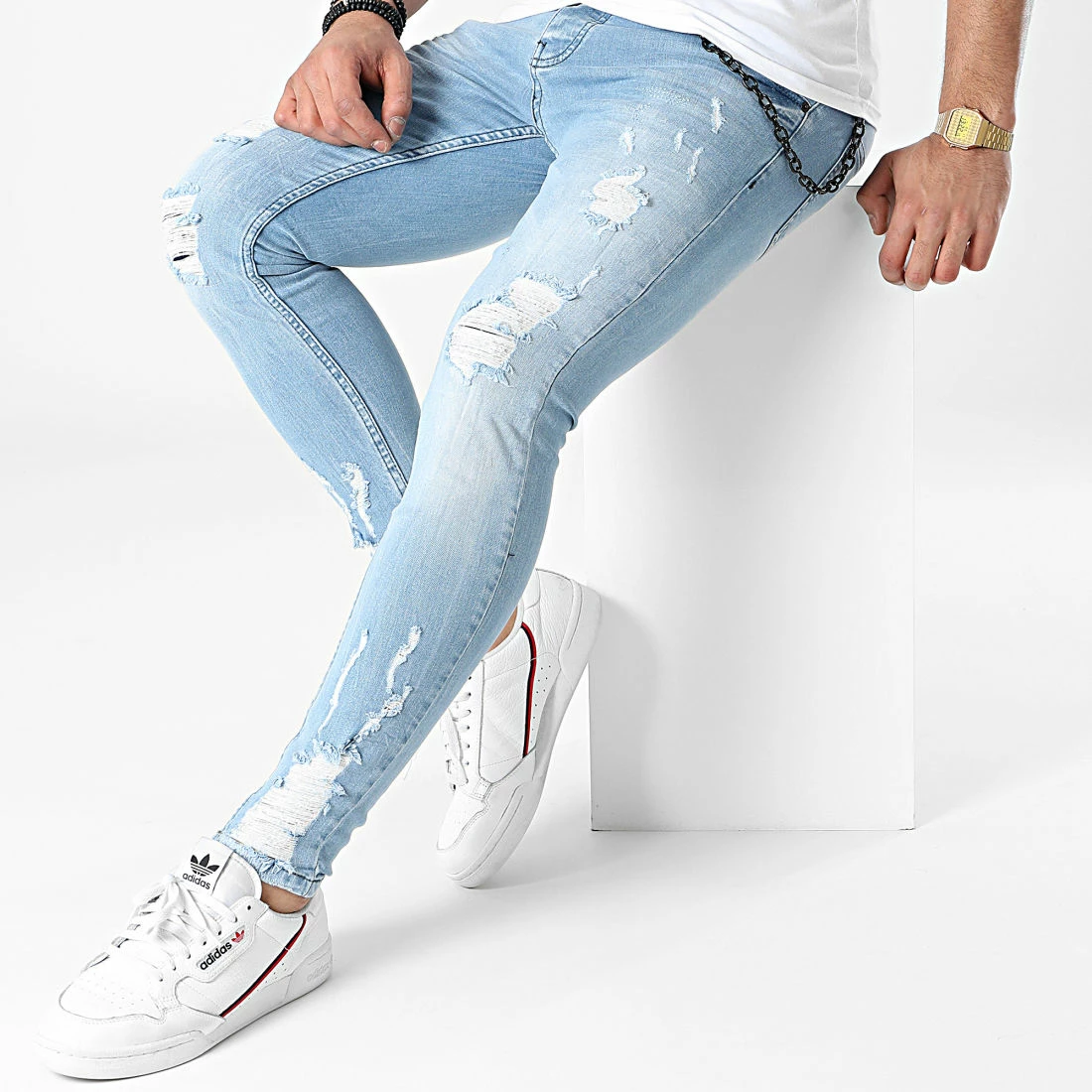 Jean Skinny 3052 Bleu Wash de Black Needle 5 Jean Skinny 3052 Bleu Wash de Black Needle – Image 3