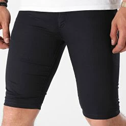 Short Slim 1014 Bleu Marine de Black Needle