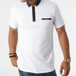 Polo Manches Courtes 5007 Blanc de Black Needle 7 Polo Manches Courtes 5007 Blanc de Black Needle -Black Needle Soldes black needle 270964 T 5007 WHITE 20210624T120710 03