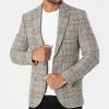 Veste Blazer A Carreaux 20448 Beige Clair Gris de Black Needle 2 Veste Blazer A Carreaux 20448 Beige Clair Gris de Black Needle -Black Needle Soldes black needle 286122 20448 2 20210930T121708 01