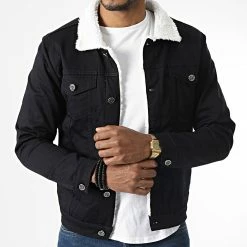 Veste Jean Col Mouton 7004 Bleu Marine de Black Needle -Black Needle Soldes black needle 286123 BN 7004 BLUE MARINE 20210930T162821 03