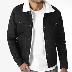 Veste Jean Col Mouton 7004 Noir de Black Needle -Black Needle Soldes black needle 286127 BN 7004 NOIR 20210930T161459 03