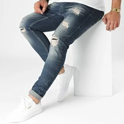 Jean Skinny DHZ-3654 Bleu Denim de Black Needle -Black Needle Soldes black needle 289859 DHZ 3654 COFFE TINT 20211029T160729 03