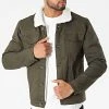 Veste Jean Col Mouton 7004 Vert Kaki de Black Needle -Black Needle Soldes black needle 289916 BN 7004 KAKI 20211028T161739 01