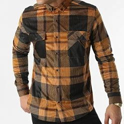 Chemise Manches Longues A Carreaux Y-3560-07 Camel Noir de Black Needle 8 Chemise Manches Longues A Carreaux Y-3560-07 Camel Noir de Black Needle -Black Needle Soldes black needle 294936 Y 3560 07 20211209T160505 03
