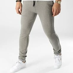 Pantalon 9001 Gris Clair Chiné de Black Needle