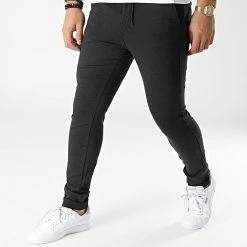 Pantalon 9001 Gris Anthracite Chiné de Black Needle