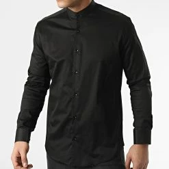Chemise Manches Longues 3543 Noir de Black Needle