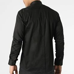 Chemise Manches Longues 3543 Noir de Black Needle -Black Needle Soldes black needle 296240 Y 3543 BLACK 20211223T162841 04