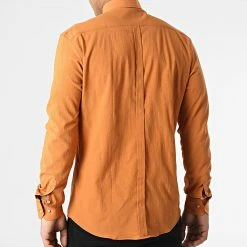 Chemise Manches Longues 3607 Orange de Black Needle -Black Needle Soldes black needle 296241 Y 3607 MUSTARD 20211223T162939 04