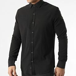 Chemise Manches Longues 3607 Noir de Black Needle