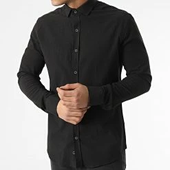 Chemise Manches Longues 3607 Noir de Black Needle 8 Chemise Manches Longues 3607 Noir de Black Needle -Black Needle Soldes black needle 296242 Y 3607 BLACK 20211223T162625 03
