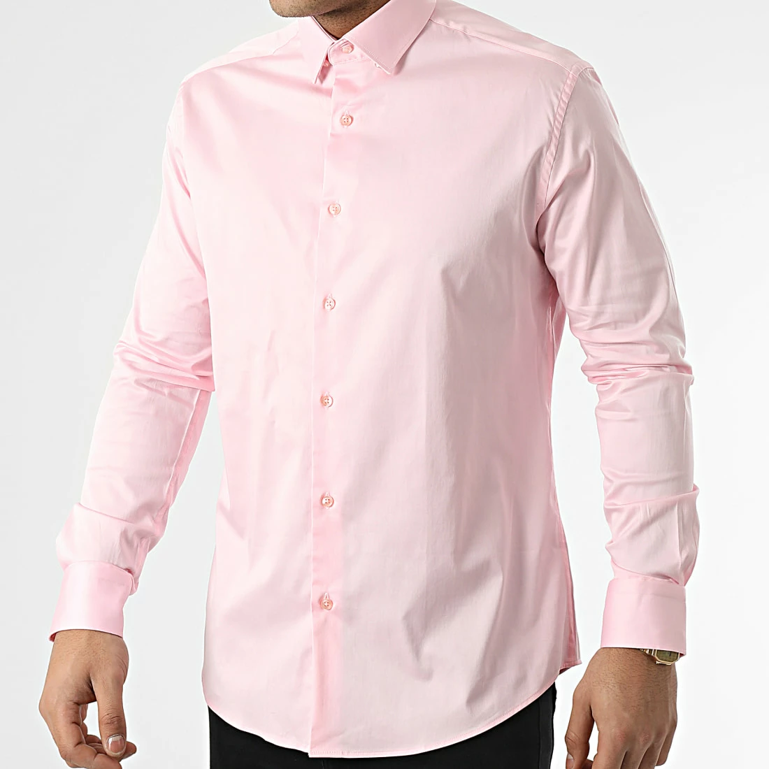 Chemise Manches Longues 4001 Rose de Black Needle 3 Chemise Manches Longues 4001 Rose de Black Needle