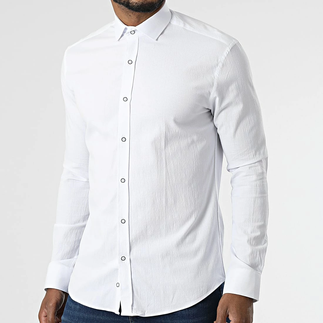 Chemise Manches Longues 3607 Noir de Black Needle 3 Chemise Manches Longues 3607 Noir de Black Needle