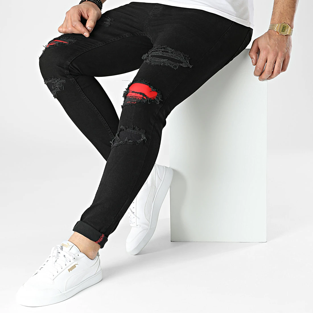 Jean Skinny DHZ-3712 Noir de Black Needle 5 Jean Skinny DHZ-3712 Noir de Black Needle – Image 3
