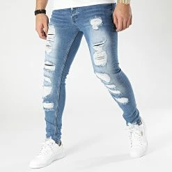Jean Skinny DHZ-3652 Bleu Denim de Black Needle