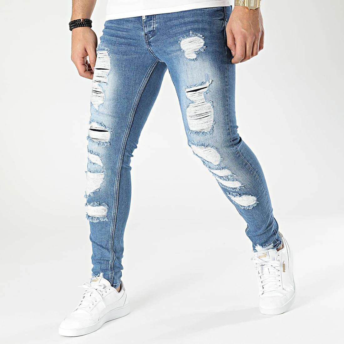 Jean Skinny DHZ-3652 Bleu Denim de Black Needle 3 Jean Skinny DHZ-3652 Bleu Denim de Black Needle