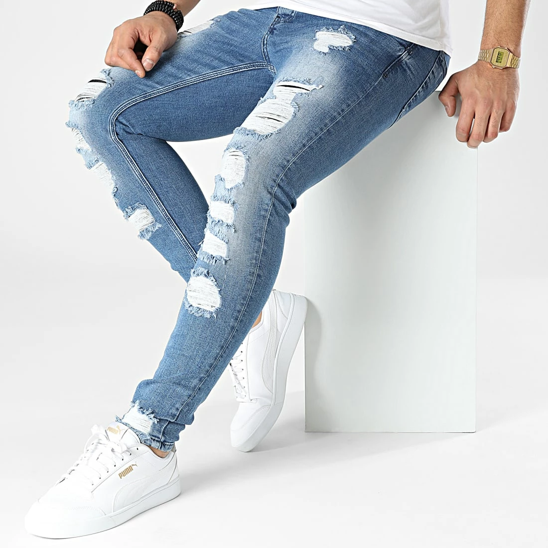 Jean Skinny DHZ-3652 Bleu Denim de Black Needle 5 Jean Skinny DHZ-3652 Bleu Denim de Black Needle – Image 3