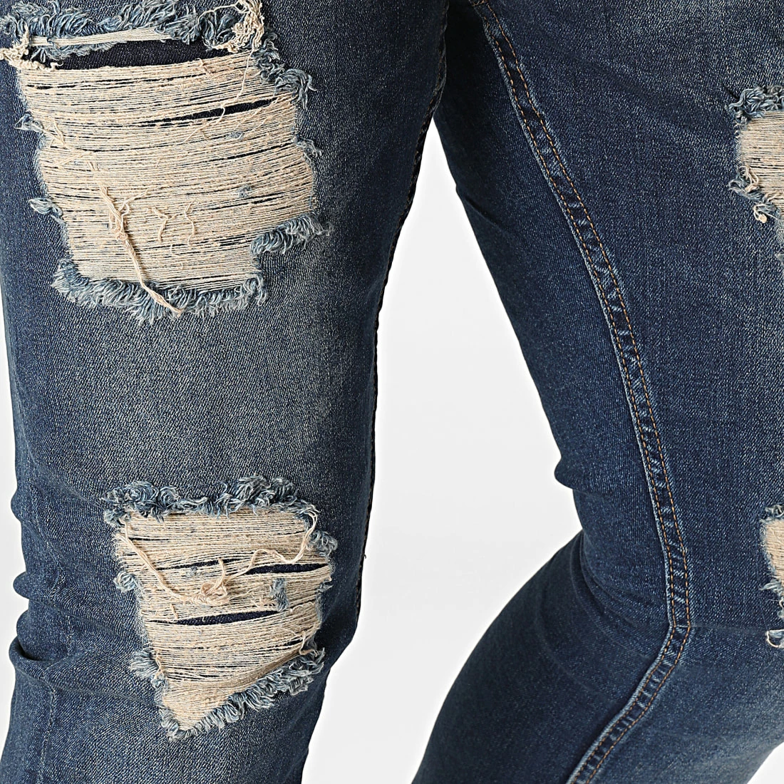 Jean Slim DH-5001 Bleu Denim de Black Needle 4 Jean Slim DH-5001 Bleu Denim de Black Needle – Image 2