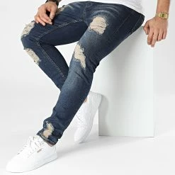 Jean Slim DH-5001 Bleu Denim de Black Needle 8 Jean Slim DH-5001 Bleu Denim de Black Needle -Black Needle Soldes black needle 300770 DH 5001 COFFEE TINT 20220202T152526 03