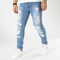 Jean Slim DH-5000 Bleu Denim de Black Needle