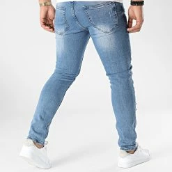 Jean Slim DH-5000 Bleu Denim de Black Needle -Black Needle Soldes black needle 300779 DH 5000 BLUE 20220202T153008 04