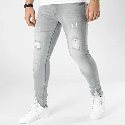 Jean Skinny DHZ-3039 Gris de Black Needle