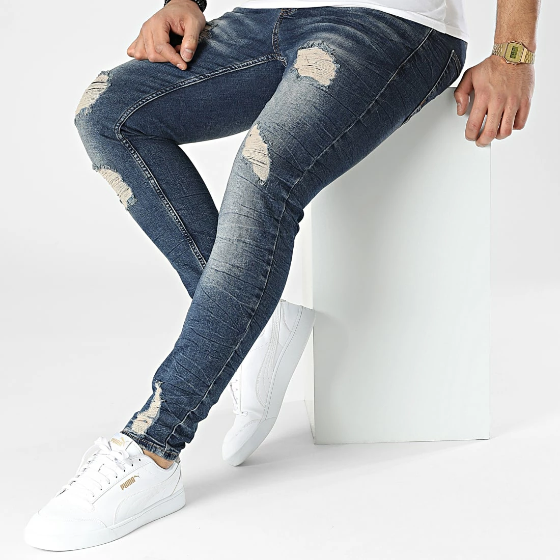 Jean Skinny DHZ-3654 Bleu Denim de Black Needle 5 Jean Skinny DHZ-3654 Bleu Denim de Black Needle – Image 3