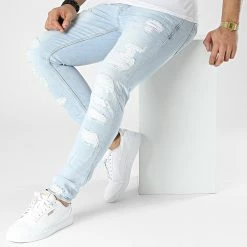 Jean Skinny DHZ-3039 Bleu Wash de Black Needle -Black Needle Soldes black needle 300814 DHZ 3039 54 20220202T155417 03