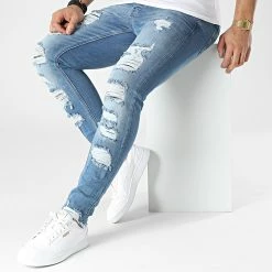 Jean Skinny DHZ-3725 Bleu Denim de Black Needle -Black Needle Soldes black needle 300822 DHZ 3725 BLUE 20220202T154526 03