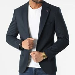 Veste Blazer 20479 Bleu Marine de Black Needle