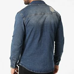 Surchemise BN-3730 Bleu Denim de Black Needle -Black Needle Soldes black needle 300928 BN 3730 COFFEE TINT 20220203T160840 04