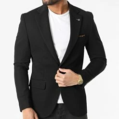 Veste Blazer 20210 Noir de Black Needle -Black Needle Soldes black needle 300929 20210 2 20220203T161320 03