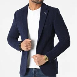 Veste Blazer 20476-4 Bleu Marine de Black Needle