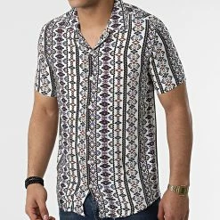Chemise Manches Courtes 1500 Blanc de Black Needle