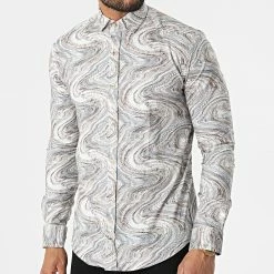 Chemise Manches Longues Y-3618 Beige de Black Needle