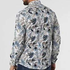 Chemise Manches Longues Y-3618 Blanc de Black Needle -Black Needle Soldes black needle 318207 Y 3618 06 20220510T161102 04