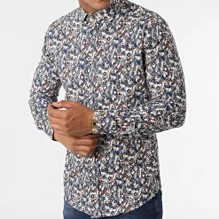 Chemise Manches Longues Y-3618 Bleu Marine de Black Needle 8 Chemise Manches Longues Y-3618 Bleu Marine de Black Needle -Black Needle Soldes black needle 318209 Y 3618 09 20220519T162417 03