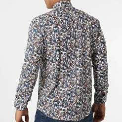 Chemise Manches Longues Y-3618 Bleu Marine de Black Needle 9 Chemise Manches Longues Y-3618 Bleu Marine de Black Needle -Black Needle Soldes black needle 318209 Y 3618 09 20220519T162418 04