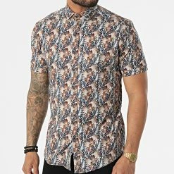 Chemise Manches Courtes Y-3619 Marron de Black Needle