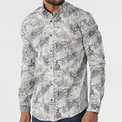 Chemise Manches Longues Y-3618 Blanc de Black Needle