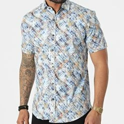 Chemise Manches Courtes Y-3619 Bleu de Black Needle