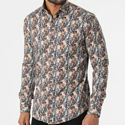 Chemise Manches Longues Y-3618 Marron de Black Needle